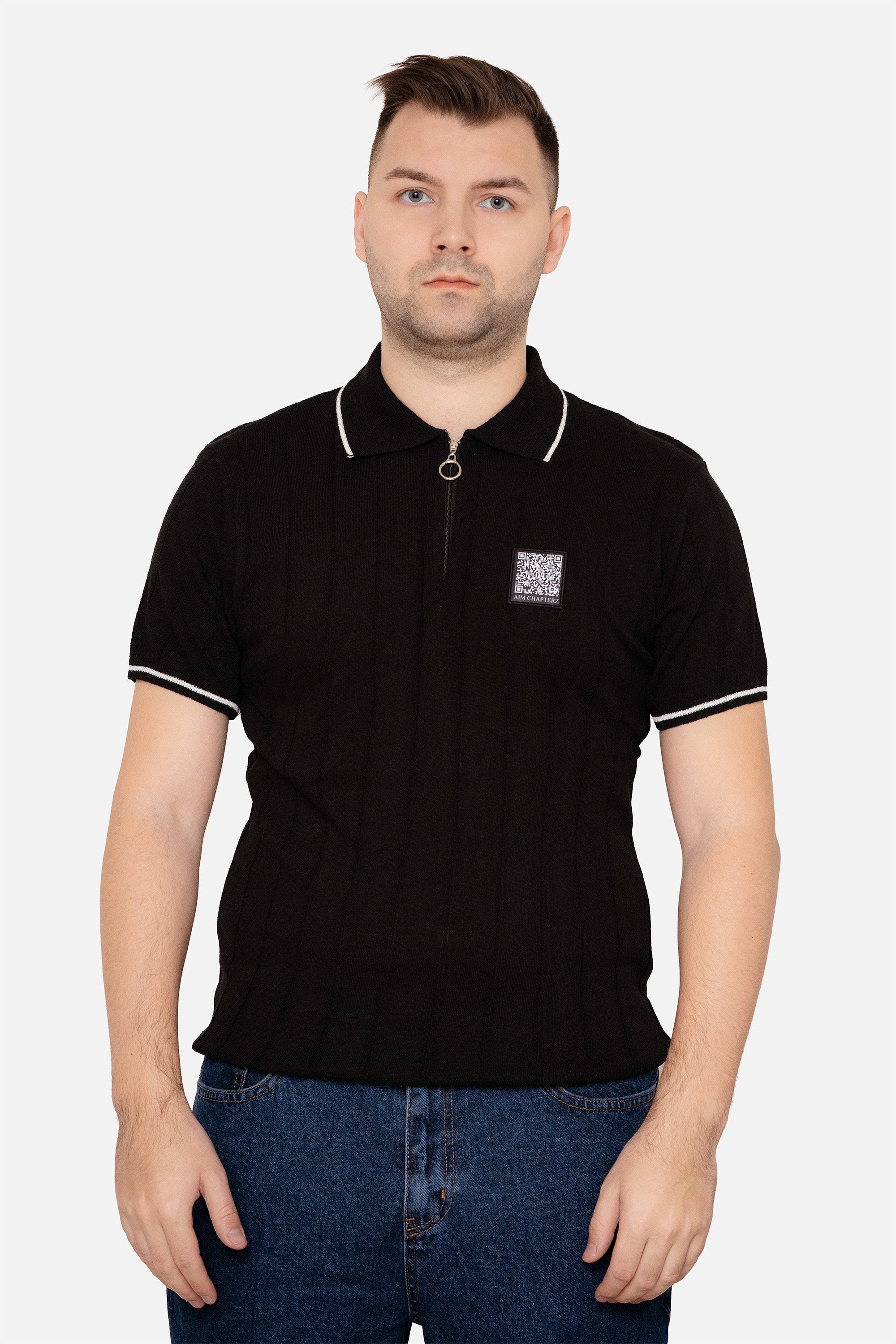 Seba Zip T-Shirt Black - Chapter One